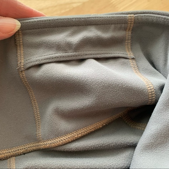 Athleta Salutation 7/8 Tight Powervita Flagstone Grey Legging Yoga Size XS - Picture 12 of 14